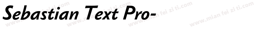 Sebastian Text Pro字体转换